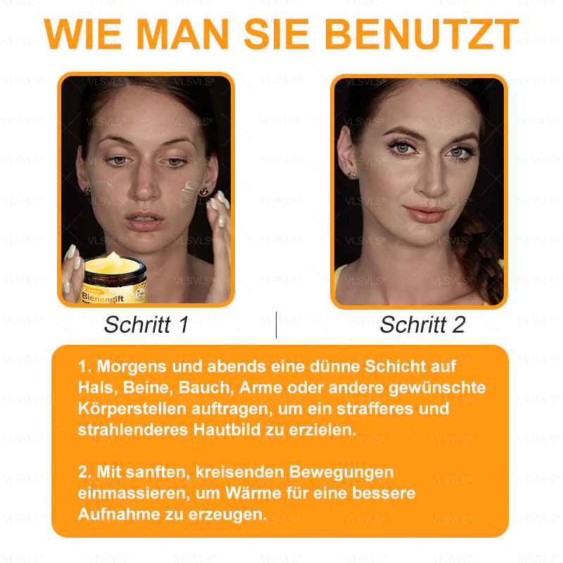 Hergestellt und versendet aus Deutschland ✨ VLSVLS® Bienengift Hautregenerationscreme 🔥 LETZTER TAG 80 % RABATT