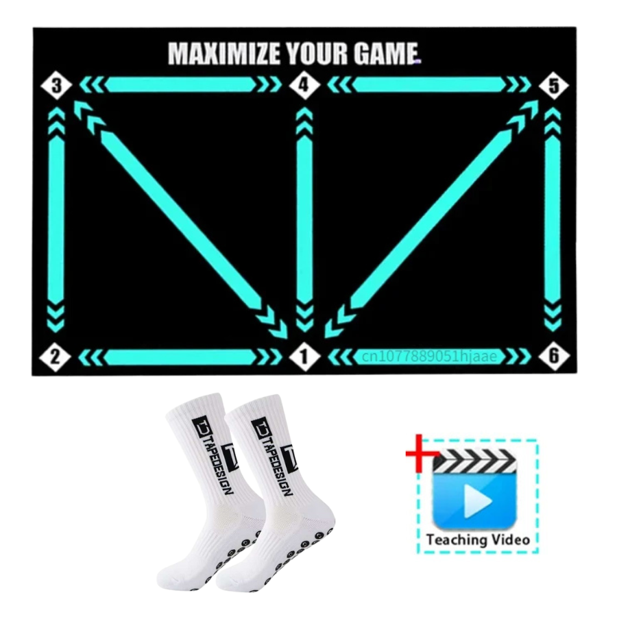 Football Training Mat + Pro Skills Video Program