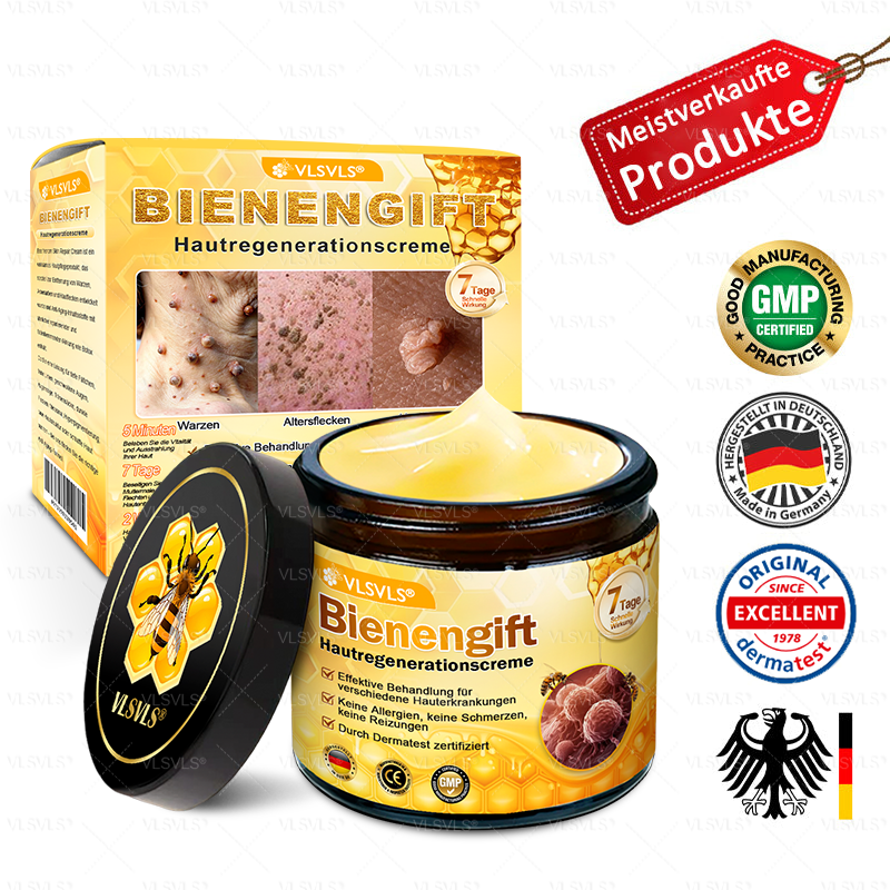 Hergestellt und versendet aus Deutschland ✨ VLSVLS® Bienengift Hautregenerationscreme 🔥 LETZTER TAG 80 % RABATT