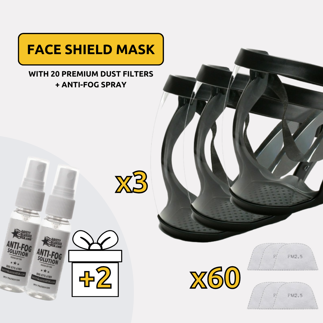 Avichic® Anti-Dust & Fog-Resistant Face Shield Mask