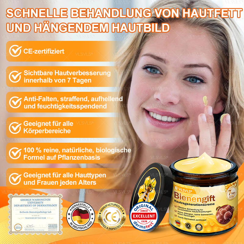 Hergestellt und versendet aus Deutschland ✨ VLSVLS® Bienengift Hautregenerationscreme 🔥 LETZTER TAG 80 % RABATT