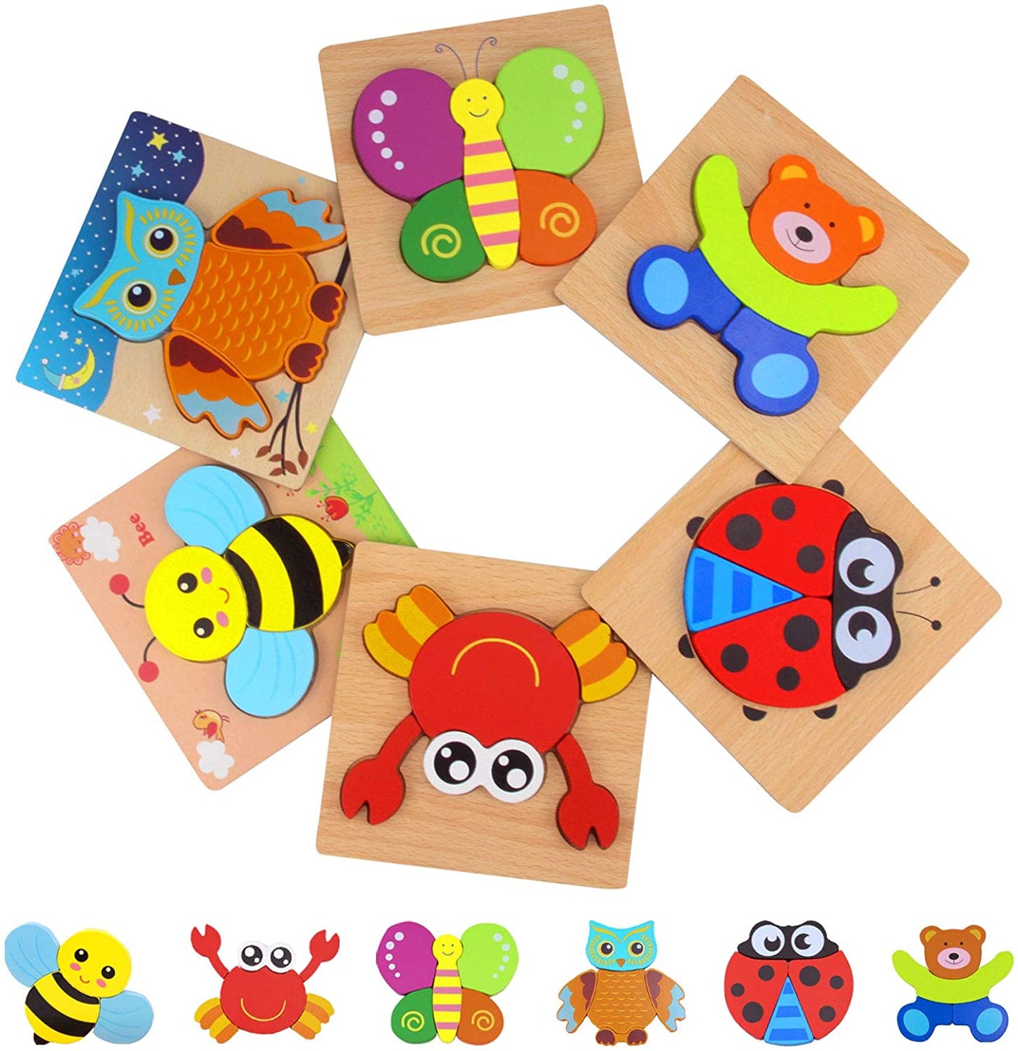 Best Seller: Montessori Puzzles 6-PACK