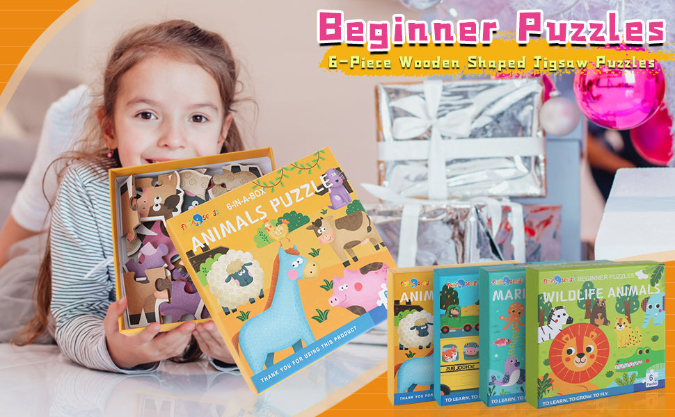 Wooden Jigsaw Puzzles for Toddlers