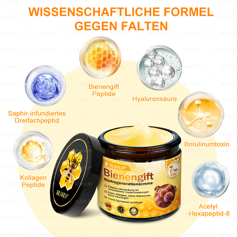 Hergestellt und versendet aus Deutschland ✨ VLSVLS® Bienengift Hautregenerationscreme 🔥 LETZTER TAG 80 % RABATT