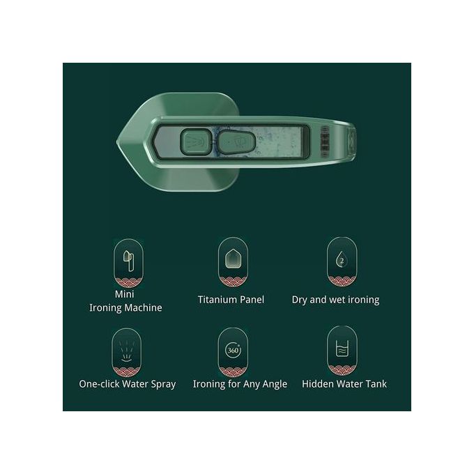 Portable Steam Iron | Compact and Travel-Friendly Garment Steamer