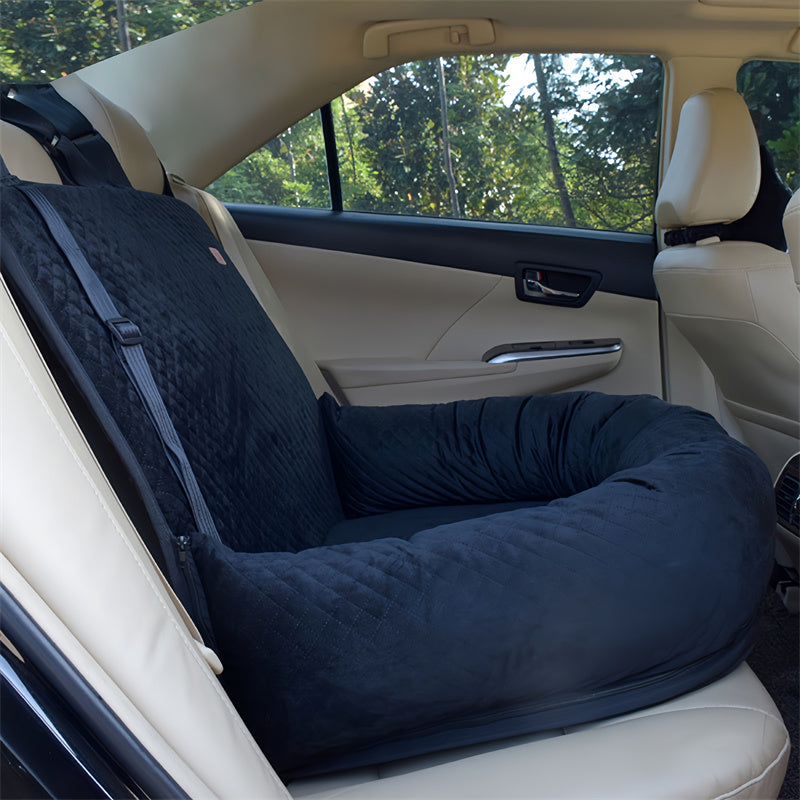 Large Dog Car Seat with Two Safety Buckles