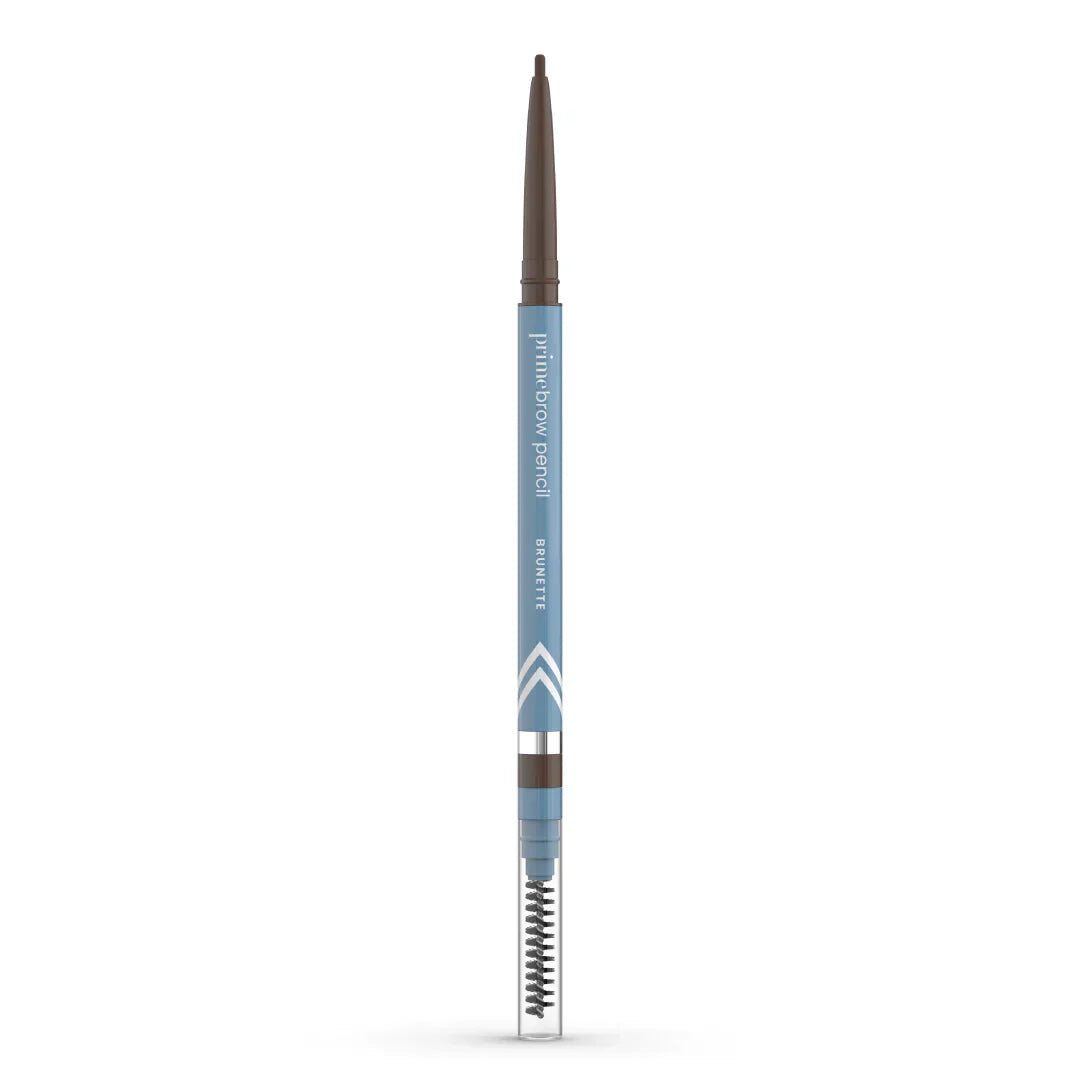PrimeBrow Pencil – Smudge-Proof Micro-Fine Tip Eyebrow Pencil with Spoolie, Natural Gray & Mature-Friendly Shades