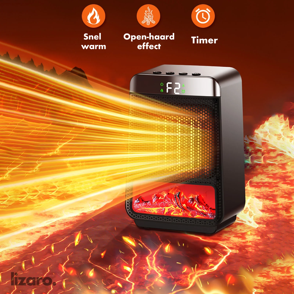 Energy Efficient Electric Space Heater Adjustable Thermostat