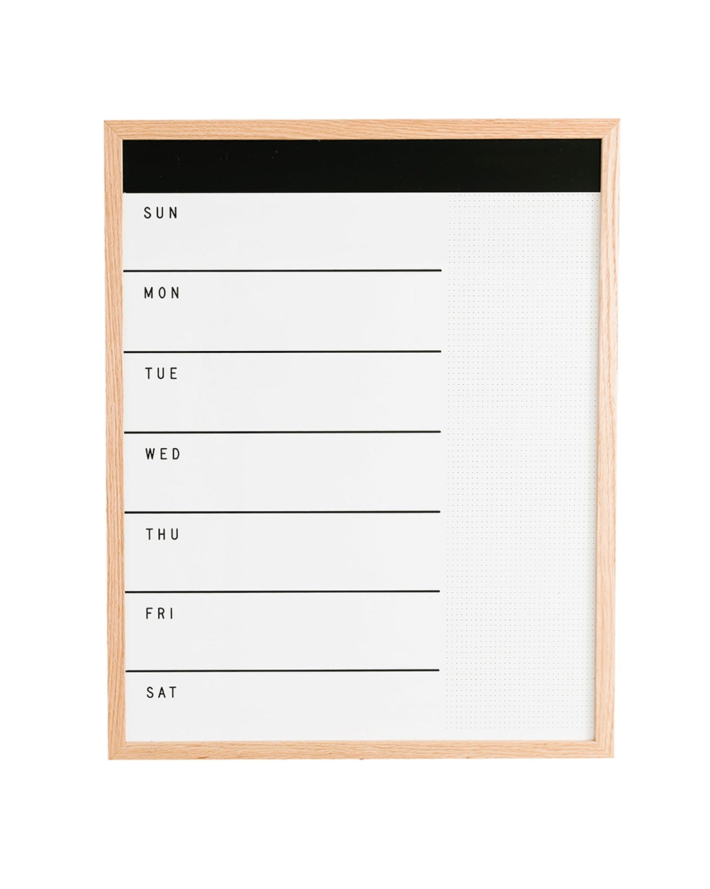 Block Compact Weekly Calendar