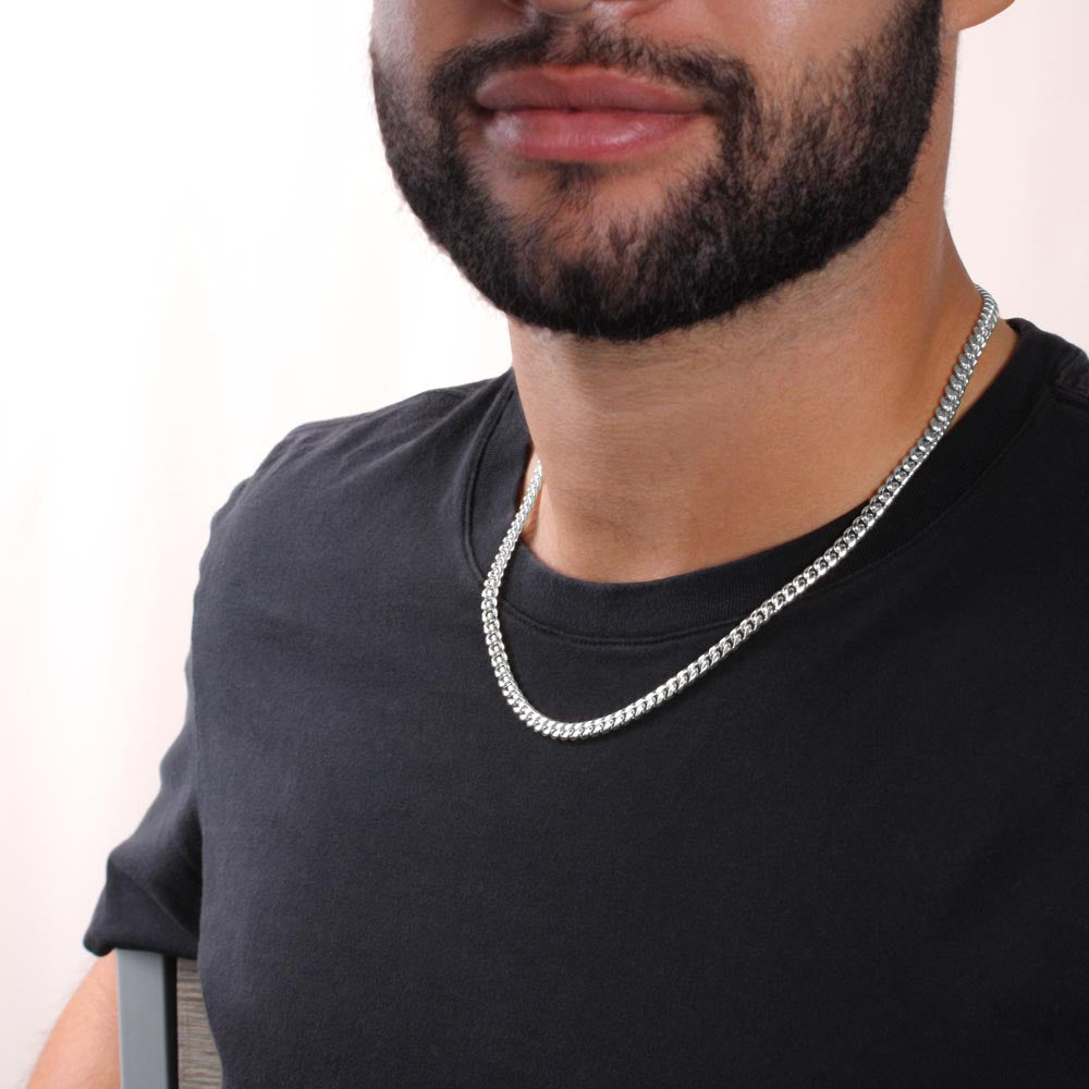 Boyfriend's Dad - Who I Am - Cuban Chain Link Necklace