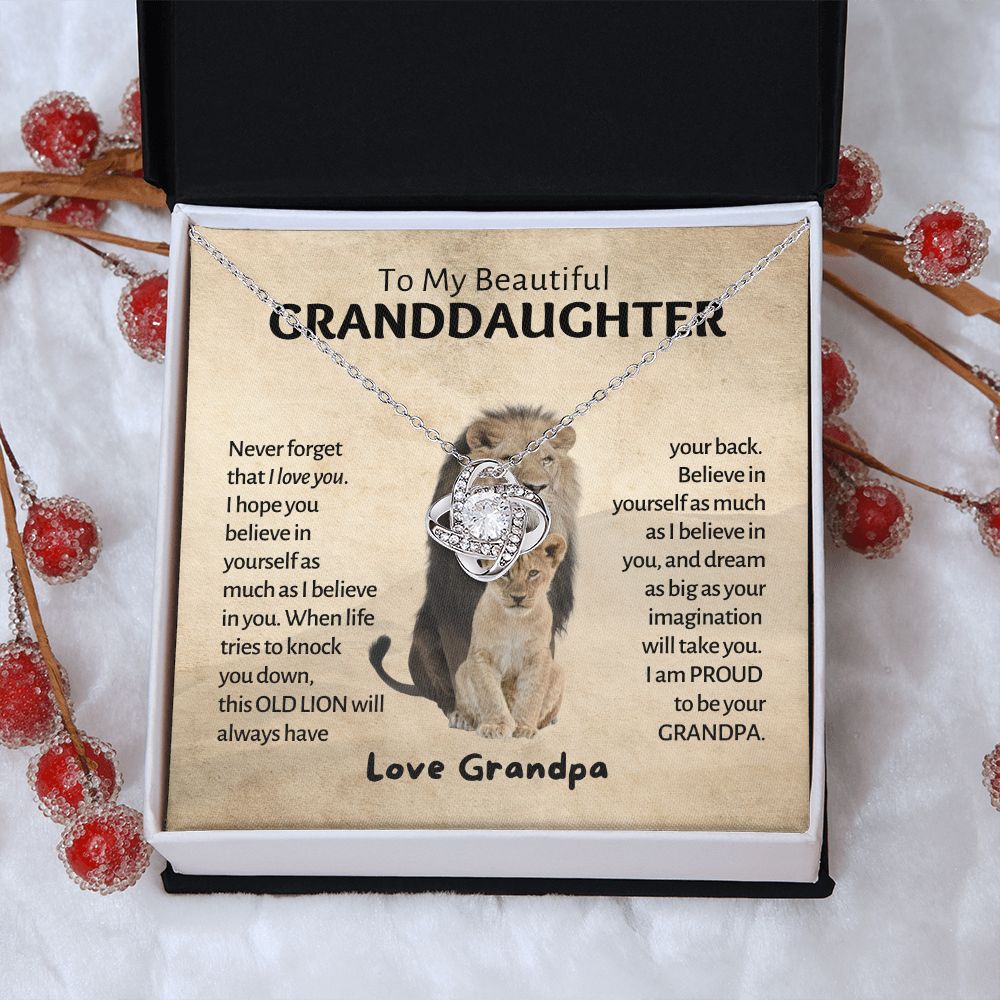 My Beautiful Granddaughter - Old Lion - Love Knot 1