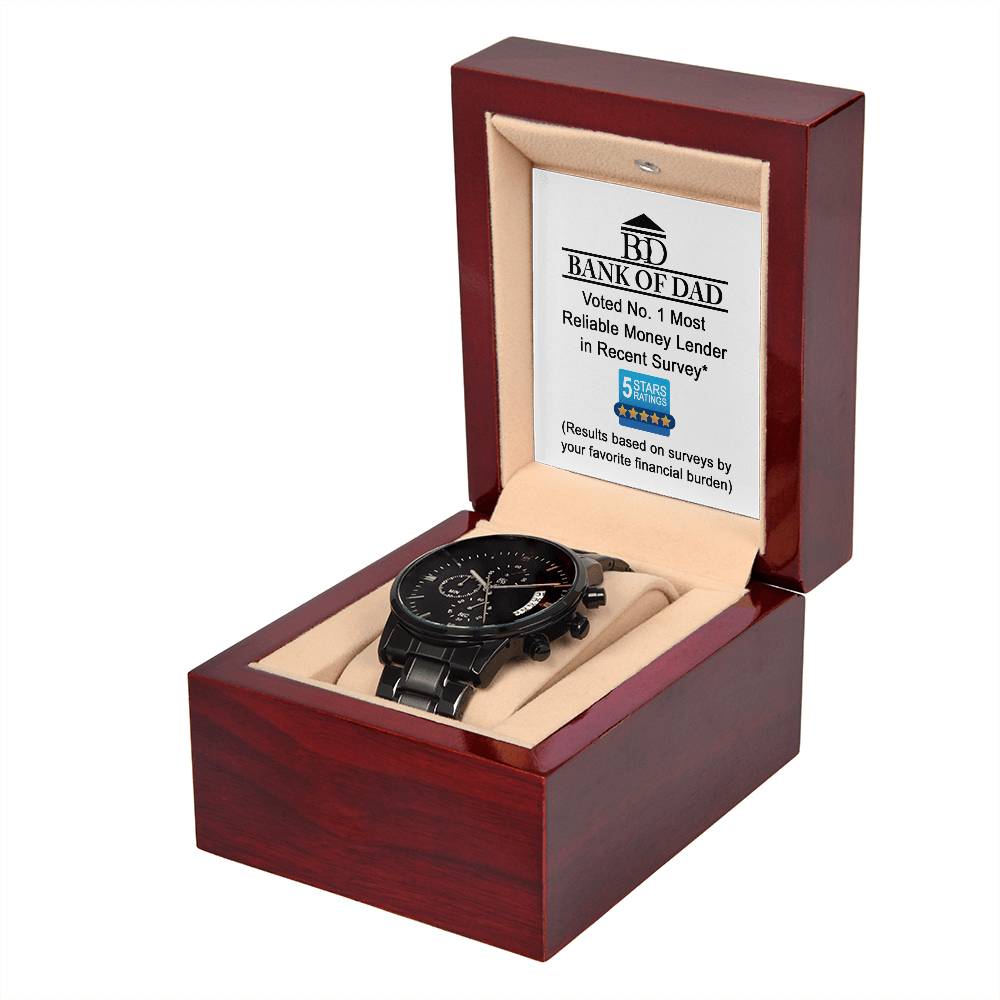 Dad - Financial Burden - Metal Chronograph Watch