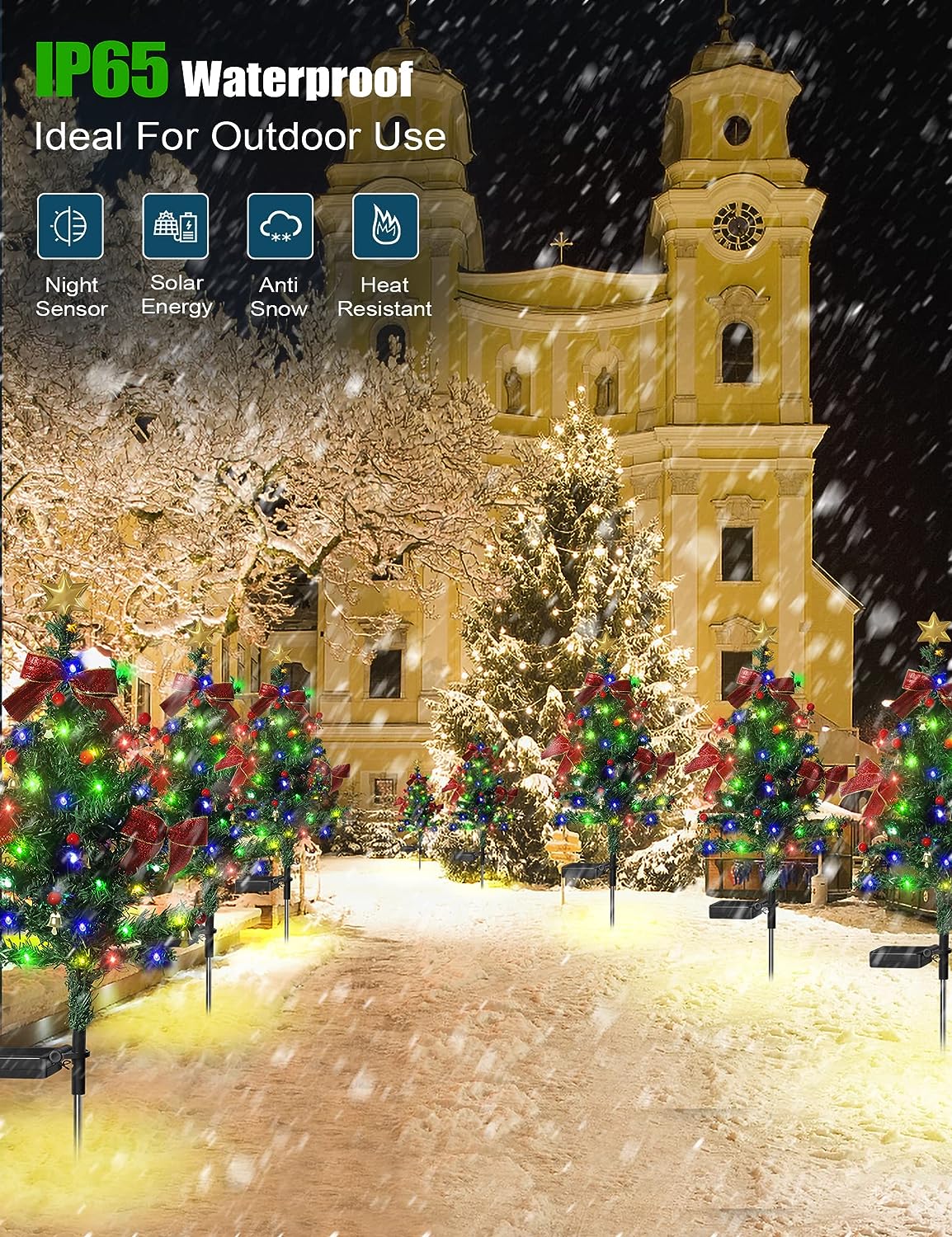 Solar-Powered Christmas Tree – Eco-Friendly Holiday Decoration