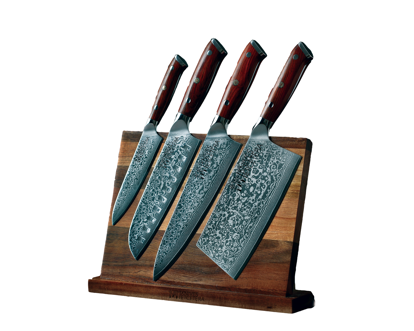 Complete Damascus Knife Set