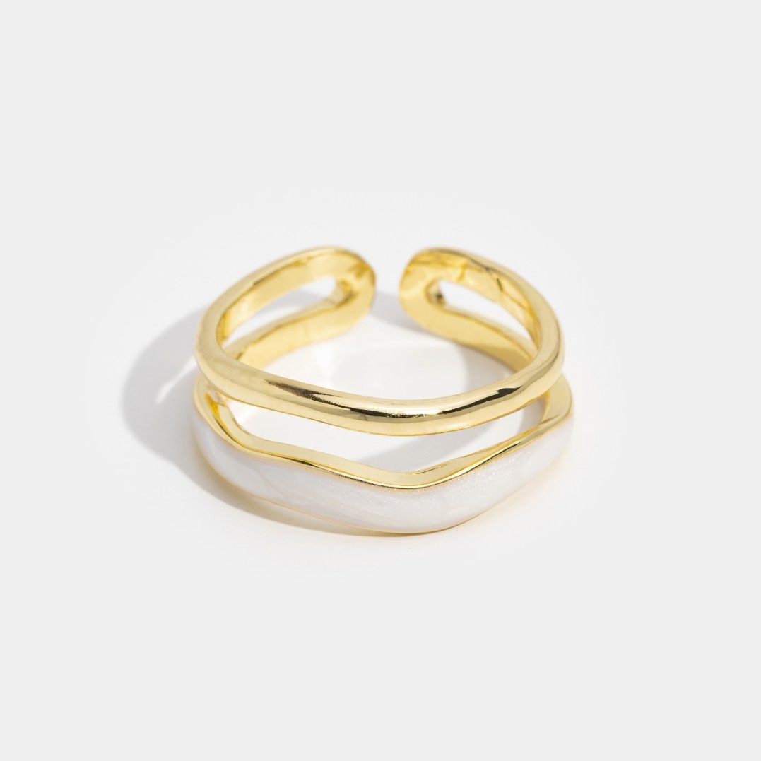Layered Sahara Gold Ring
