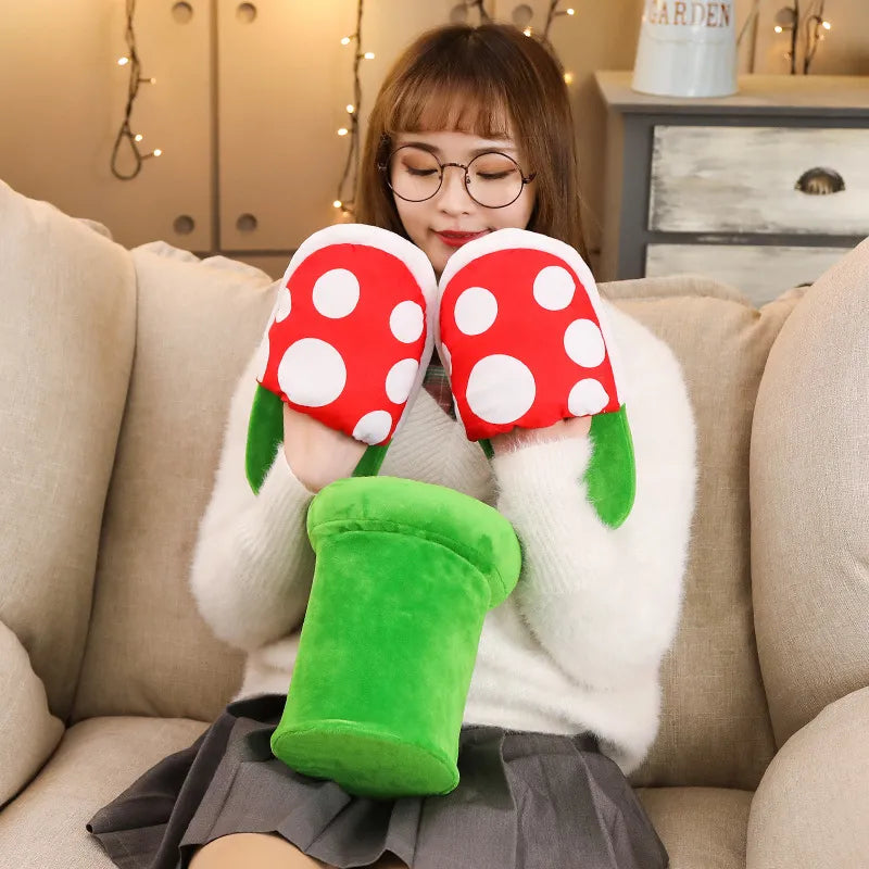 Avichic™ - Super Mario Piranha Plant Slippiez - Cozy & Fun Gaming Comfort