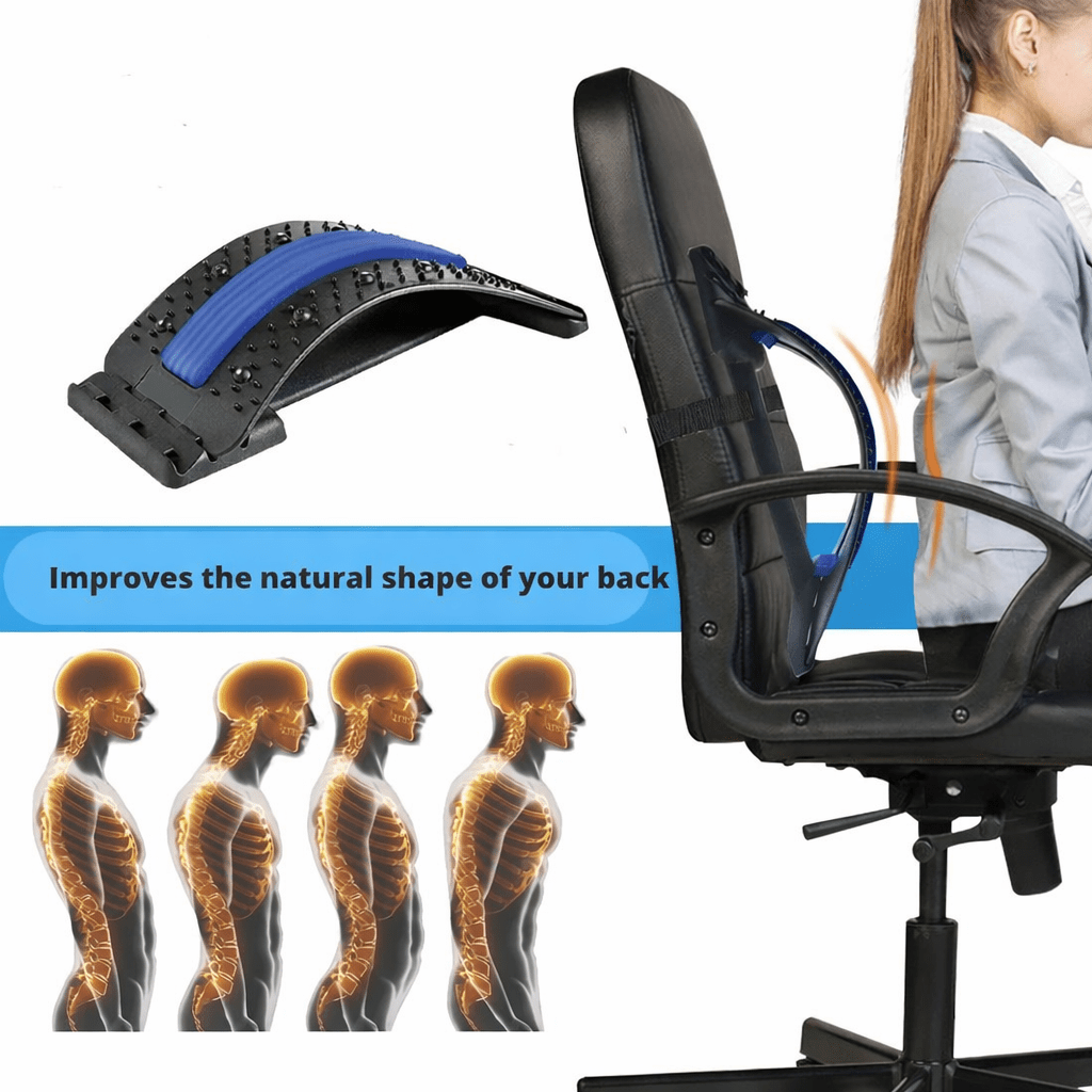 POSTUREZEN – Ergonomic Back Massage Stretcher for Posture & Relaxation