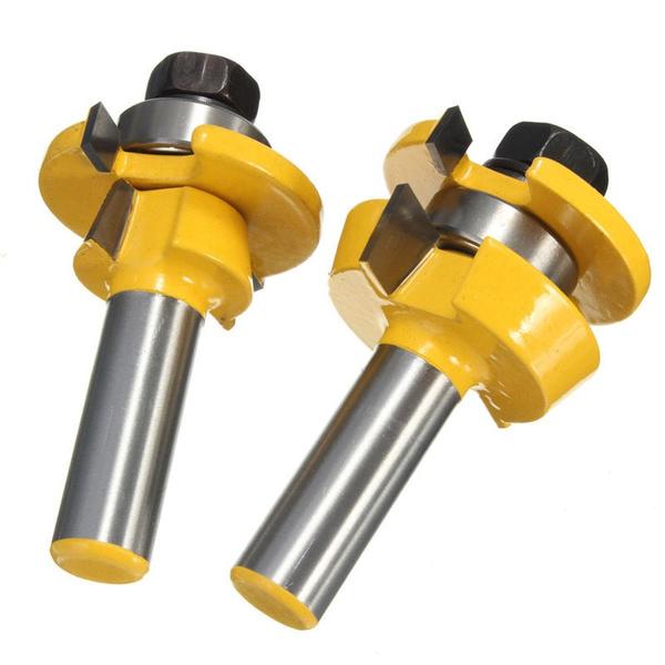 Avichic® Rail & Stile Router Bit - Shaker - 2 Piece Set - 1/2" Shank