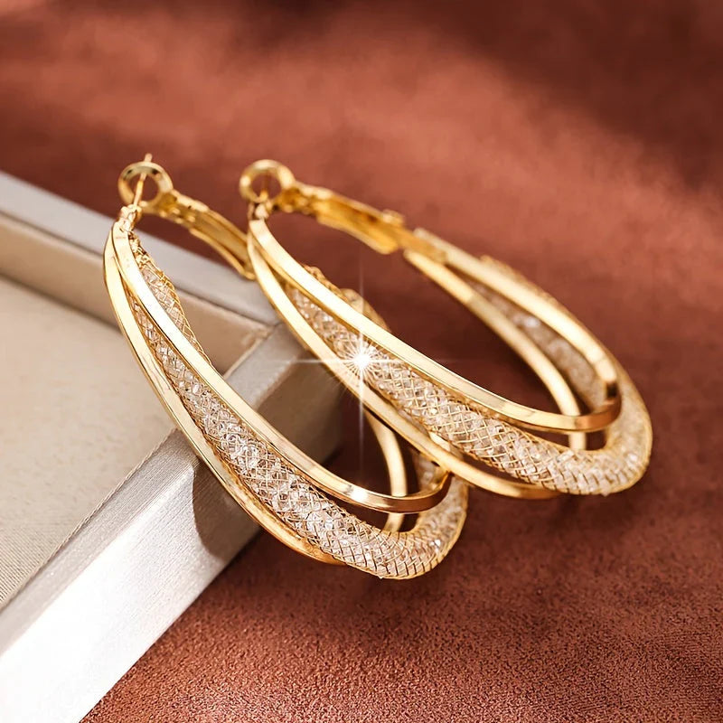Fashion Oval Earrings