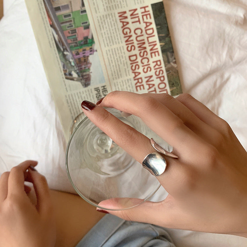 Wide Face Irregular Open End Rings