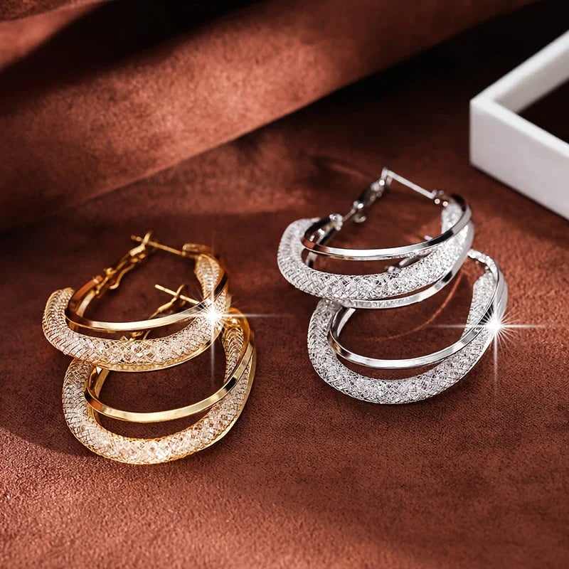 Fashion Oval Earrings