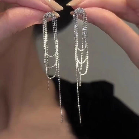 Delicate Thin Chain Earrings