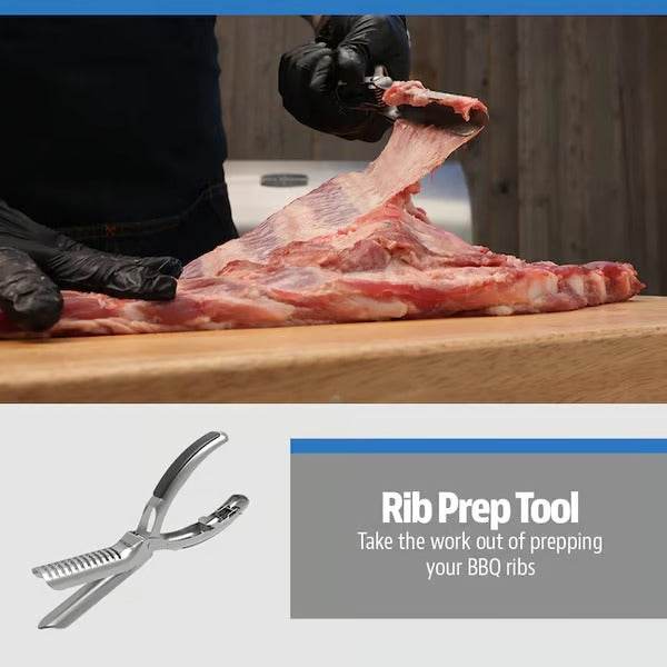 Avichic™ BBQ Rib Skinner – Premium 304 Stainless Steel Food-Grade Rib Membrane Remover & Deboning Tool for Grill Masters