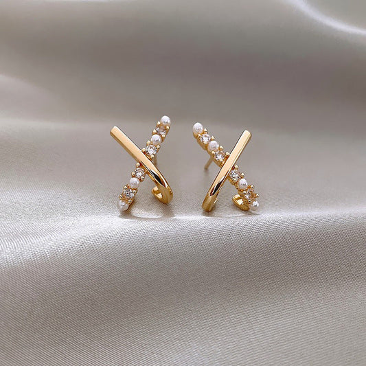 Love Affair' Crystal X Earrings