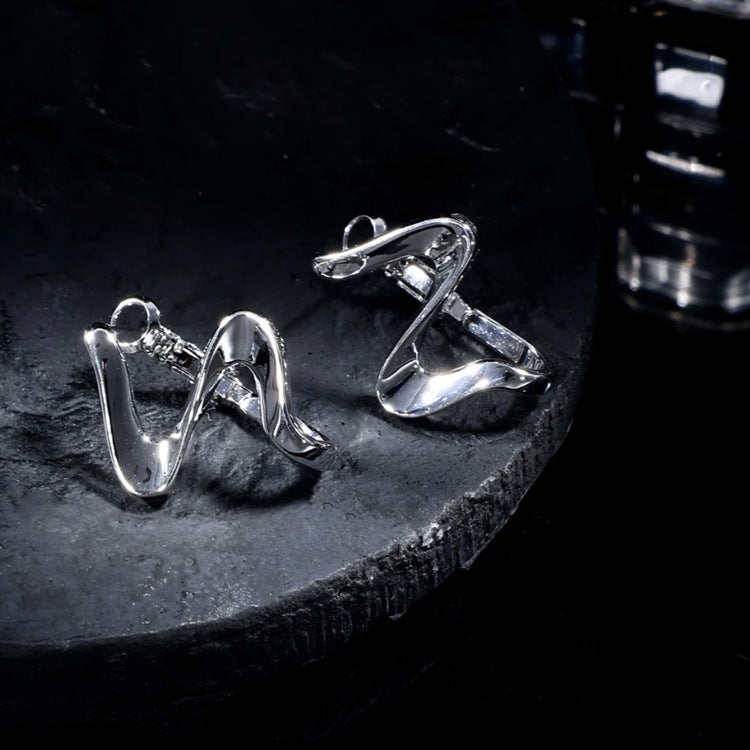 Techno Geometric Earrings