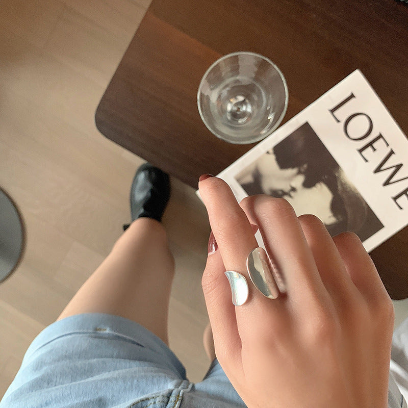 Wide Face Irregular Open End Rings