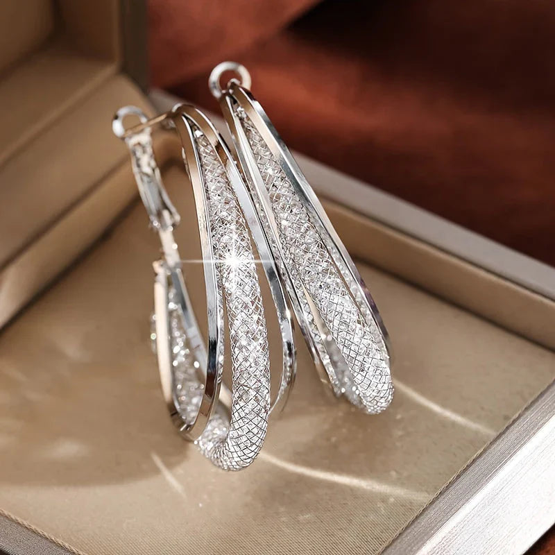 Fashion Oval Earrings