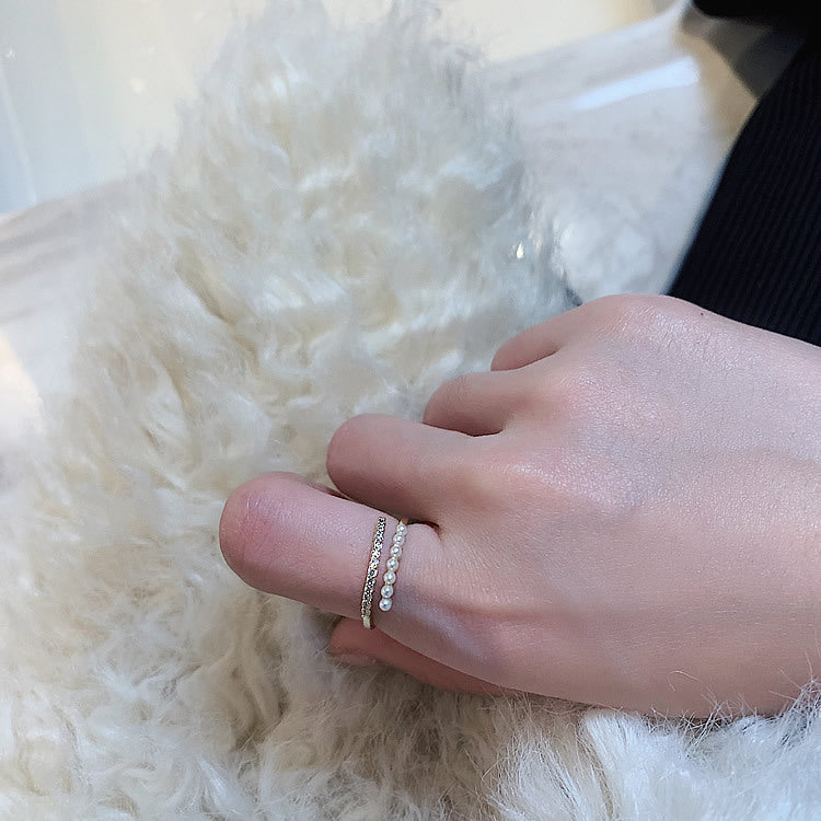 Zirconia pearl opening ring
