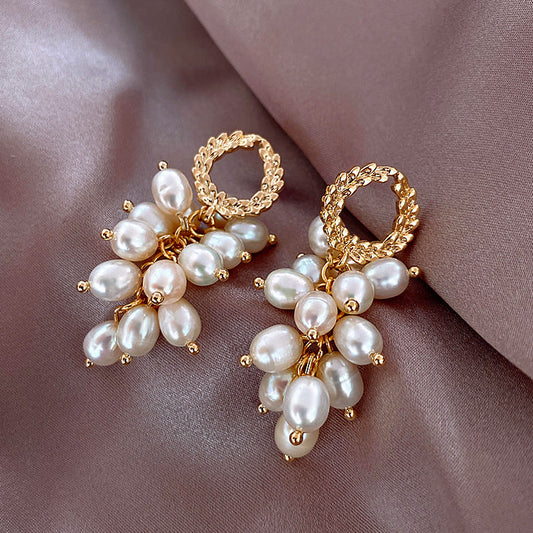 Freshwater Pearl Wheat Earrings