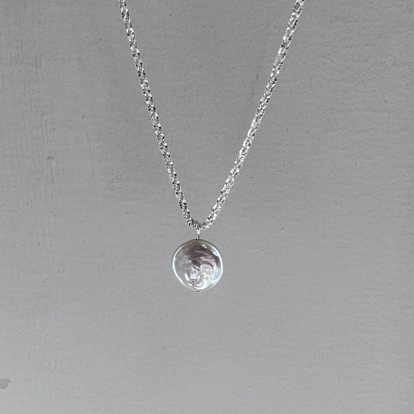 Sterling Silver Baroque Necklace