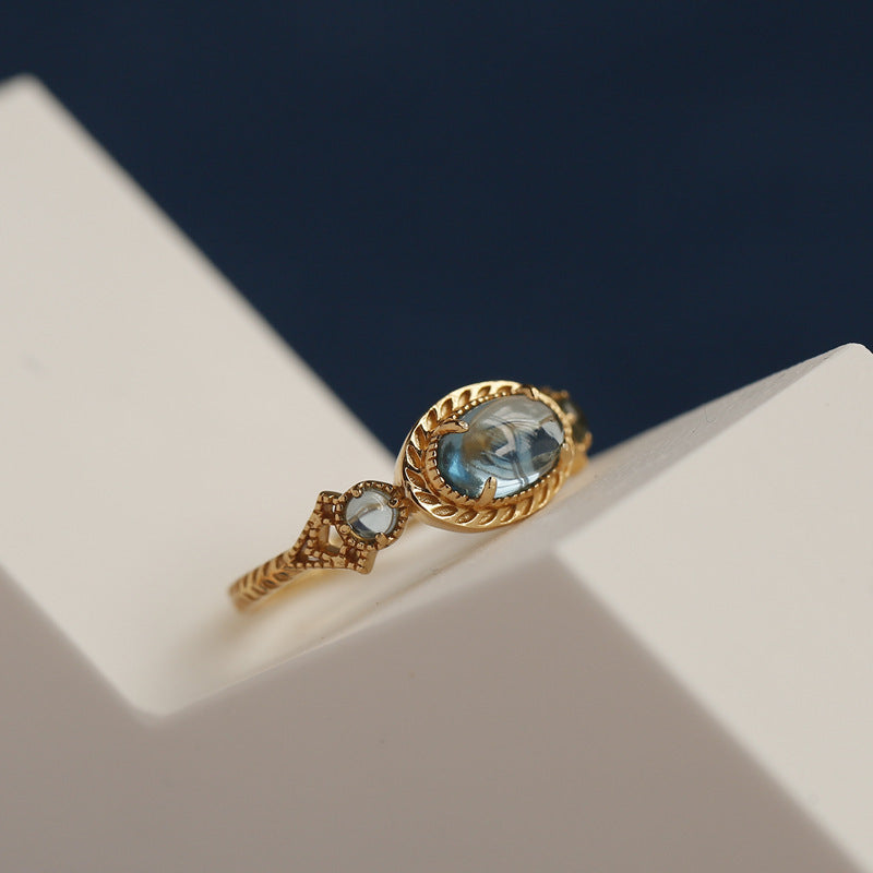 Calming Blue Stacking Ring