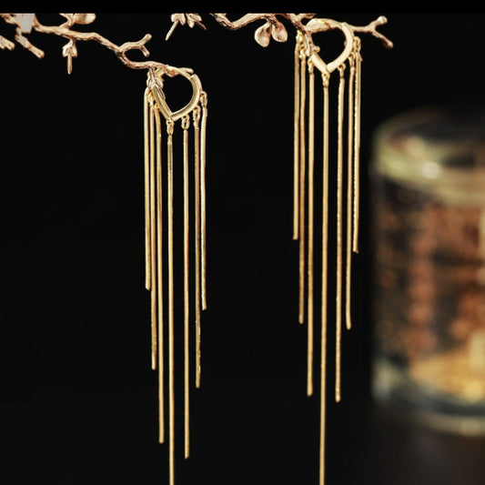 Long Tassel Earrings