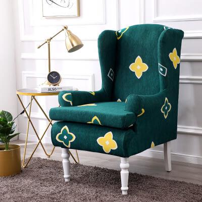 2-Piece Wingback Chair Covers