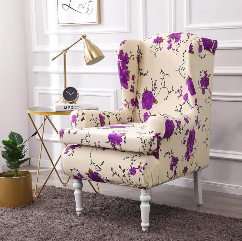 2-Piece Wingback Chair Covers