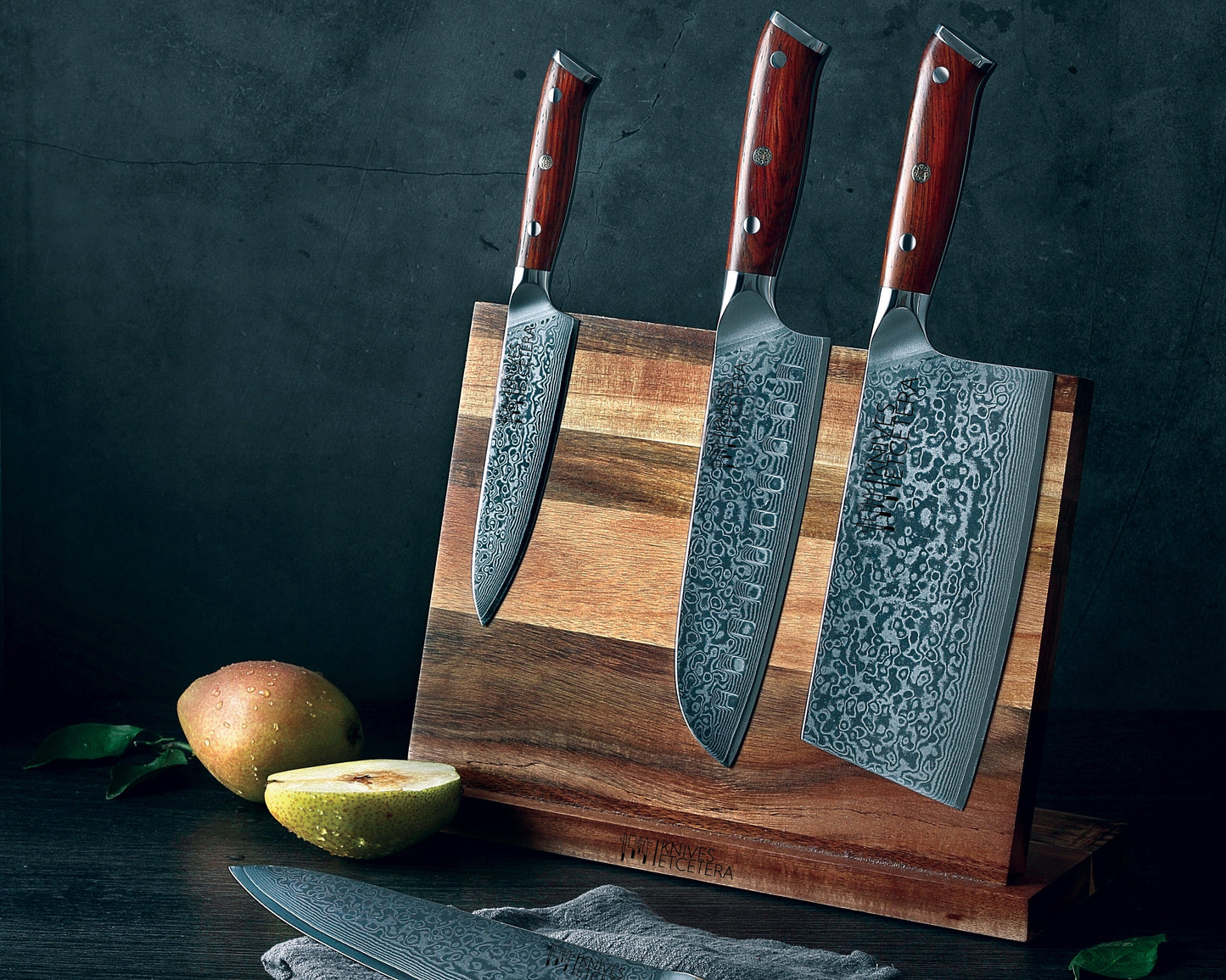 Complete Damascus Knife Set