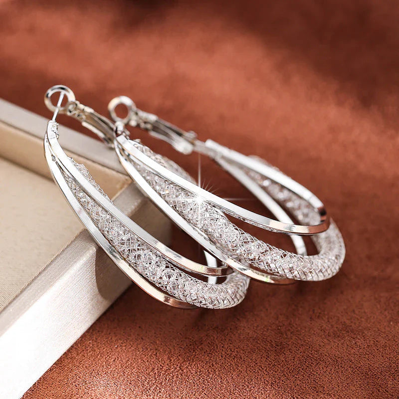 Fashion Oval Earrings