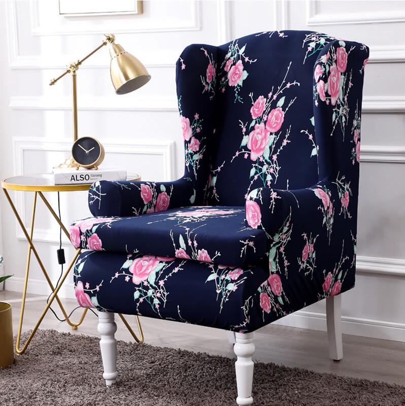 2-Piece Wingback Chair Covers