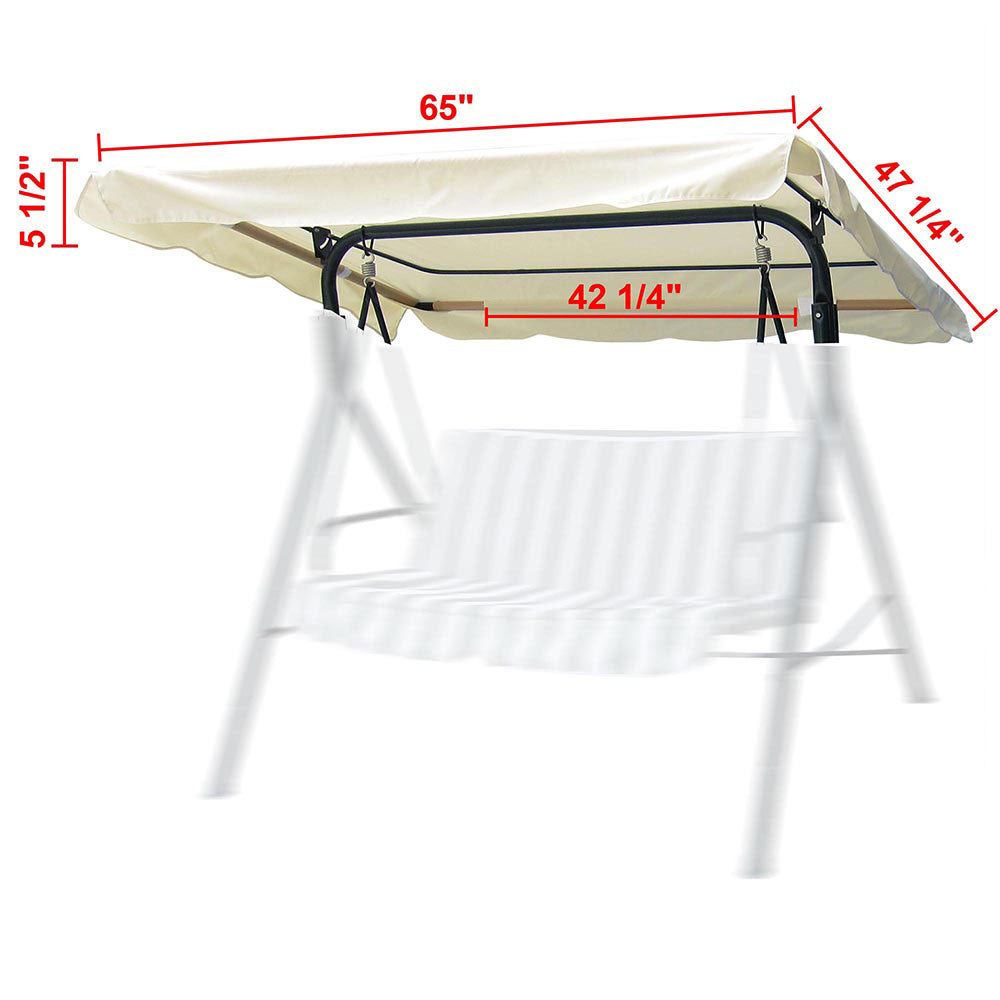 Outdoor Patio Swing Canopy Replacement Color & Size Options