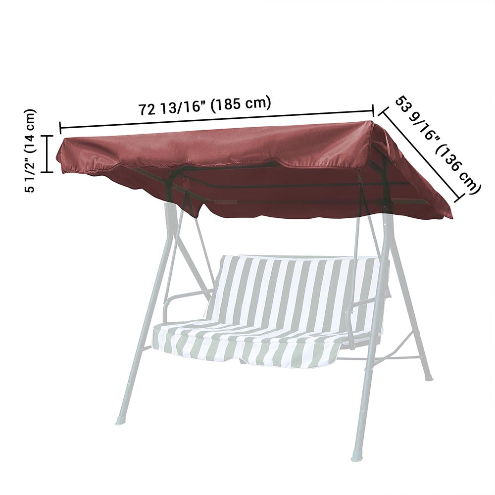 Outdoor Patio Swing Canopy Replacement Color & Size Options
