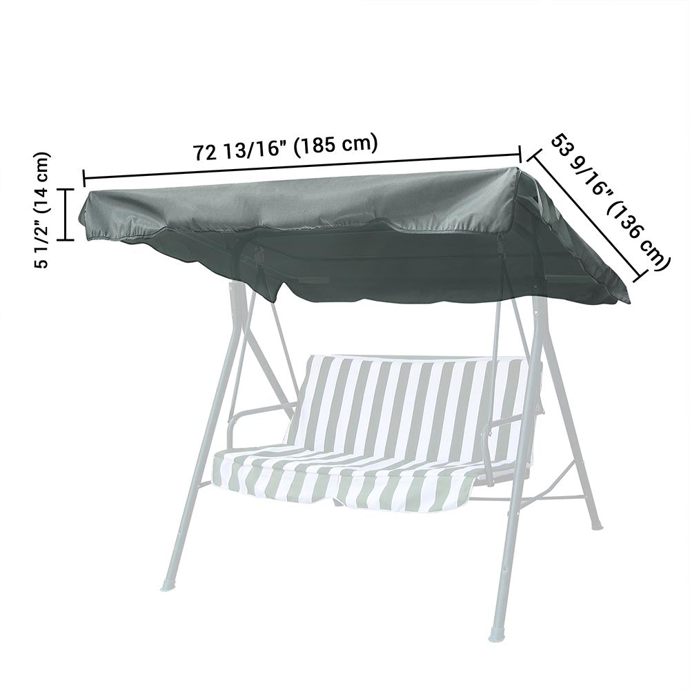 Outdoor Patio Swing Canopy Replacement Color & Size Options
