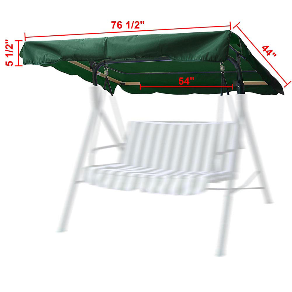 Outdoor Patio Swing Canopy Replacement Color & Size Options