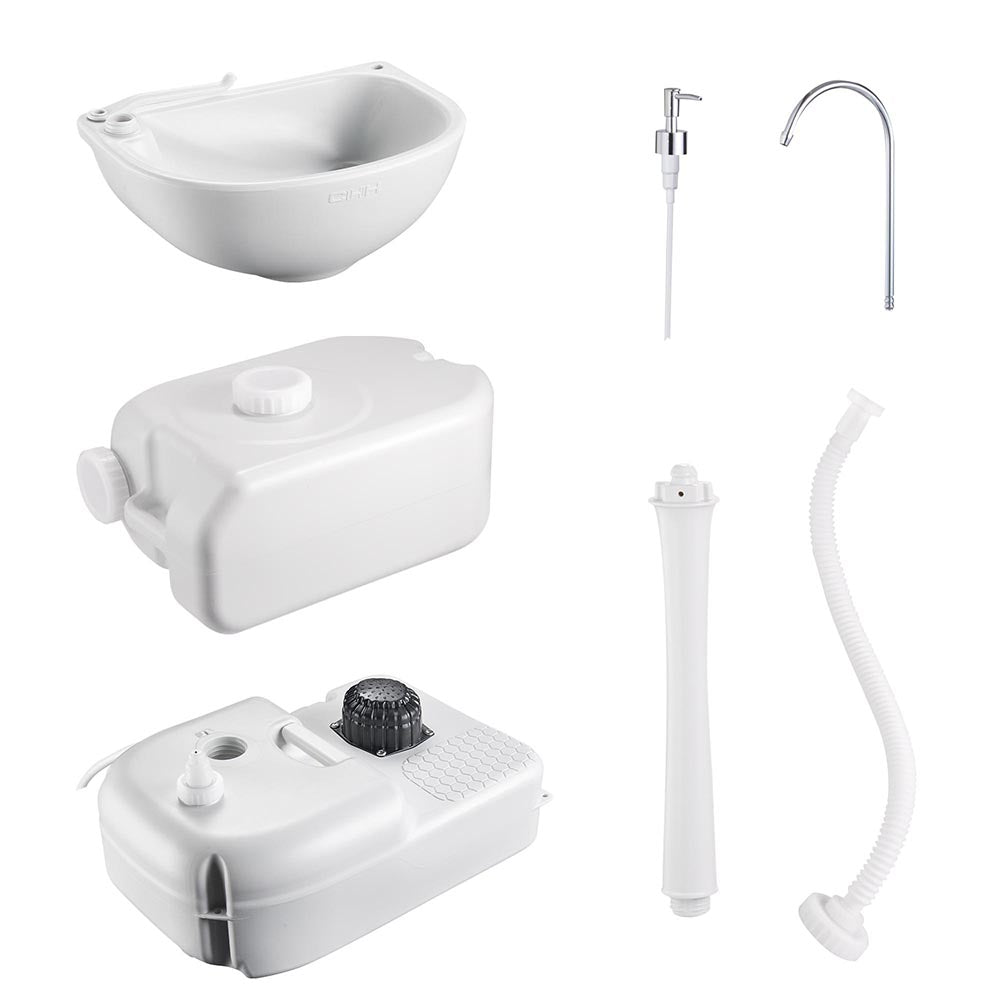 Portable Sink Hand Wash Station with Water Tank Foot Pump
