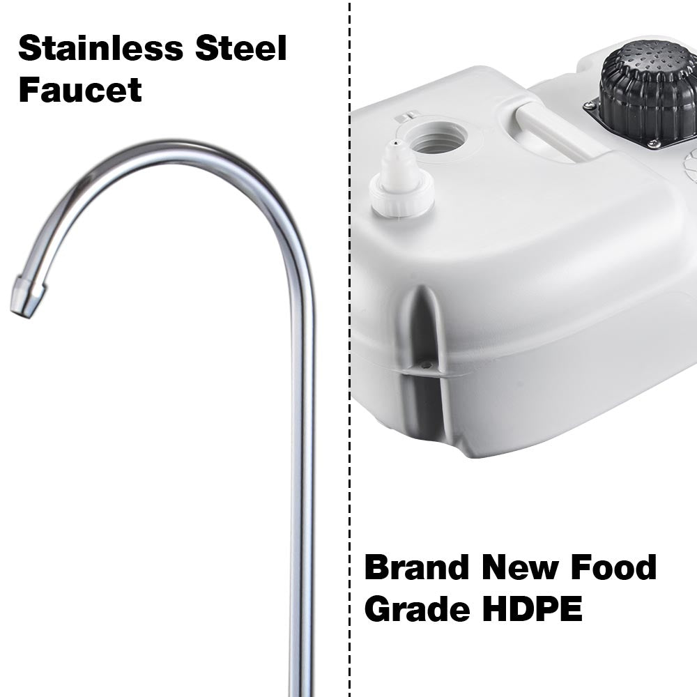 Portable Sink Hand Wash Station with Water Tank Foot Pump