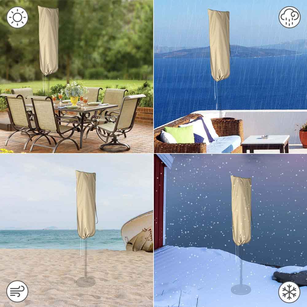 Outdoor Patio Umbrella Cover for 15ft Umbrellas