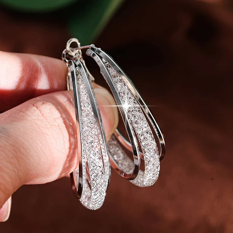 Fashion Oval Earrings