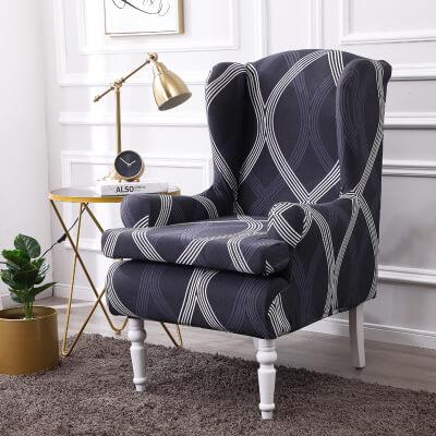 2-Piece Wingback Chair Covers